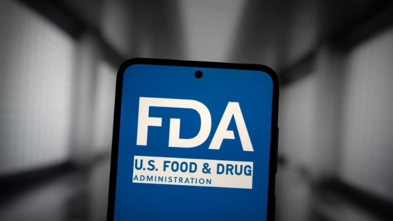 U.S. FDA logo shown on mobile device screen representing drug regulation